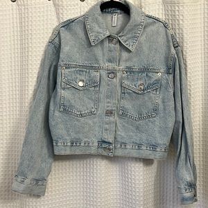 Zara Boxy Denim Jacket - Cropped